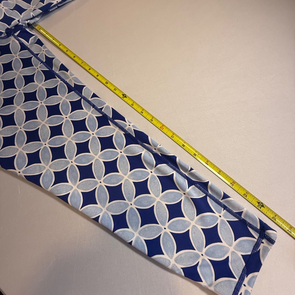 Crown & Ivy Curvy Geometric Activewear Leggings Plus Size 1X High Rise Workout - Picture 10 of 10